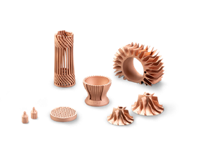 High-Performance Copper 3D Printed Motor Parts