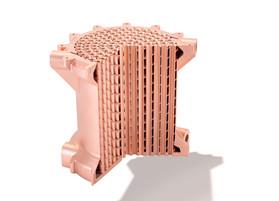 High-Thermal Conductivity Copper 3D Printed Blocks